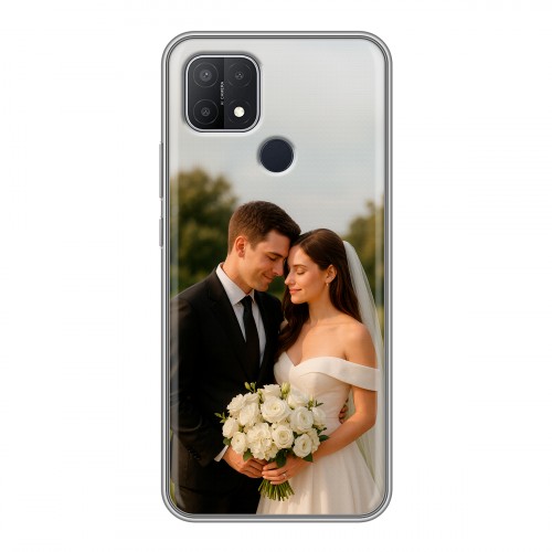 Дизайнерский силиконовый чехол для OPPO A15 со своим фото