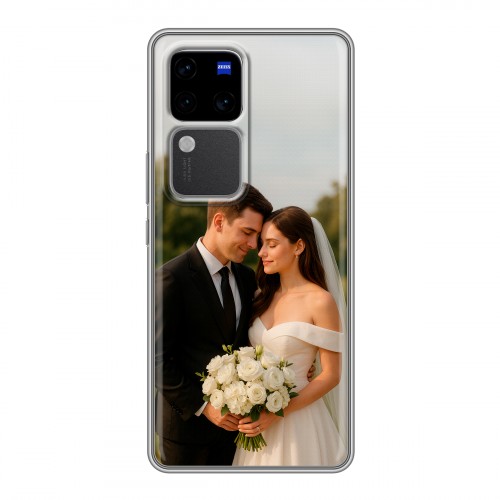 Дизайнерский силиконовый чехол для Vivo V30 Pro со своим фото