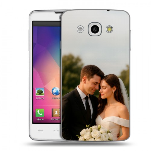 Дизайнерский пластиковый чехол для LG L60 со своим фото