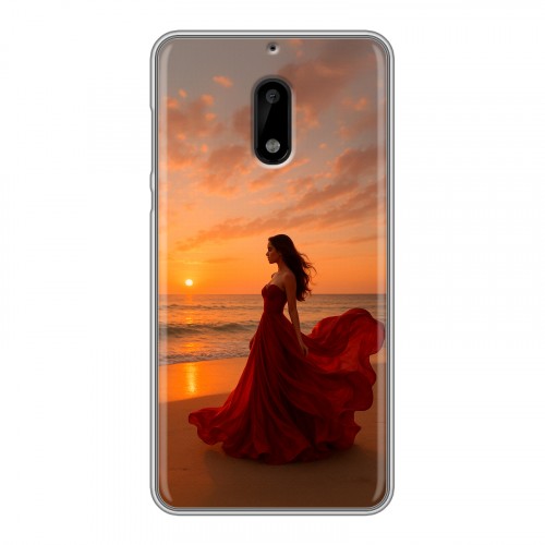 Дизайнерский пластиковый чехол для Nokia 6 со своим фото