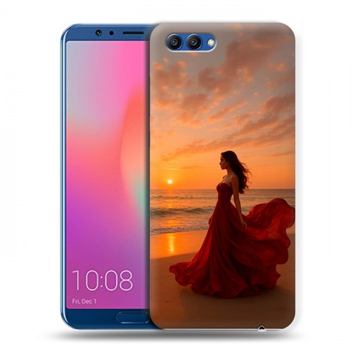 Дизайнерский пластиковый чехол для Huawei Honor View 10 со своим фото