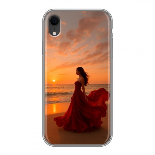 Дизайнерский силиконовый чехол для Iphone Xr со своим фото
