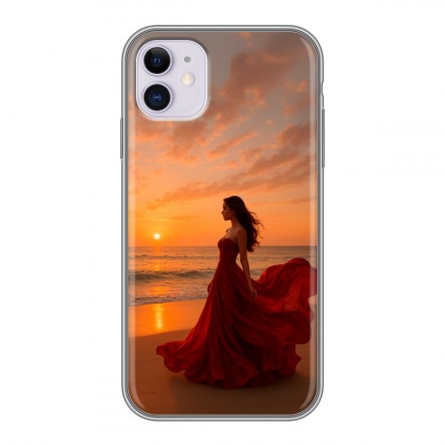 Дизайнерский силиконовый чехол для Iphone 11 со своим фото