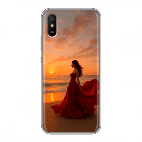 Дизайнерский силиконовый чехол для Xiaomi RedMi 9A со своим фото