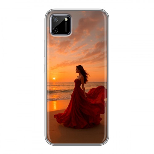 Дизайнерский силиконовый чехол для Realme C11 со своим фото