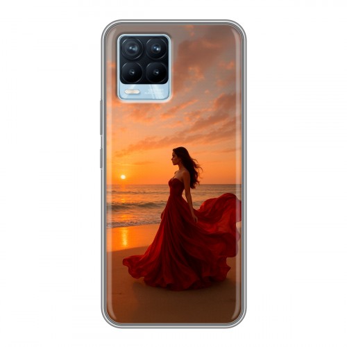 Дизайнерский силиконовый чехол для Realme 8 со своим фото