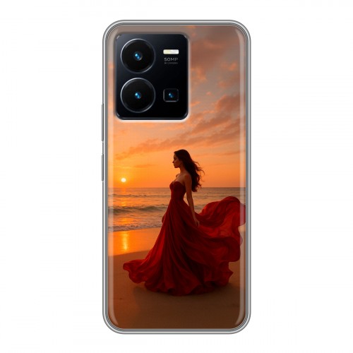 Дизайнерский силиконовый чехол для Vivo Y35 со своим фото