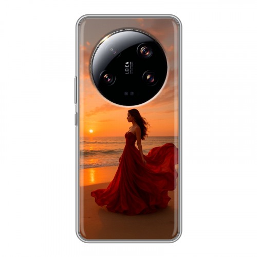 Дизайнерский силиконовый с усиленными углами чехол для Xiaomi 13 Ultra со своим фото