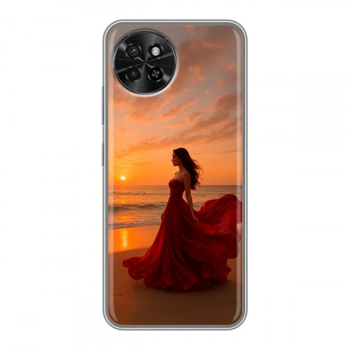 Дизайнерский силиконовый чехол для Itel S23 со своим фото