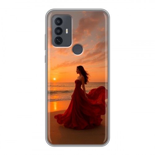 Дизайнерский силиконовый чехол для TCL 30E со своим фото