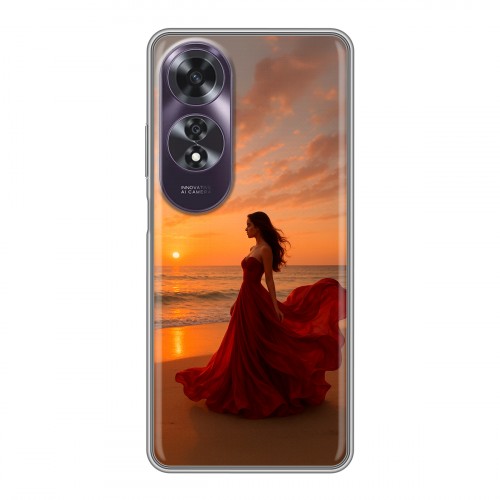 Дизайнерский пластиковый чехол для OPPO A60 со своим фото