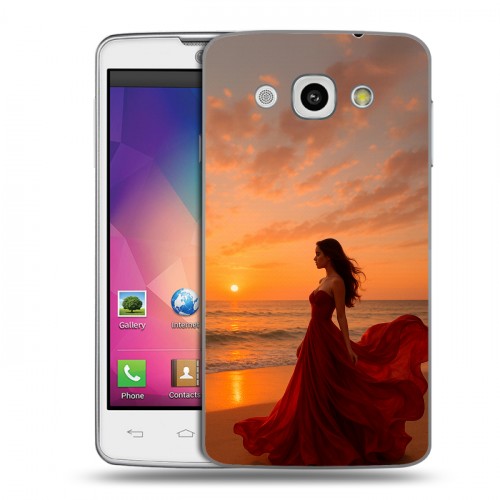 Дизайнерский пластиковый чехол для LG L60 со своим фото