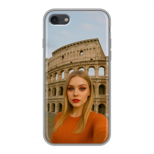 Дизайнерский силиконовый чехол для Iphone 7 чехол с фото