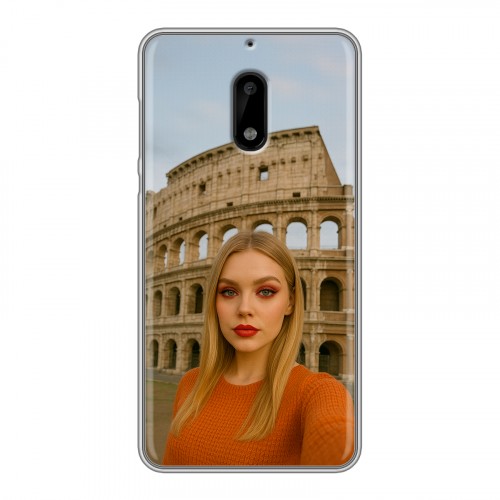 Дизайнерский пластиковый чехол для Nokia 6 чехол с фото