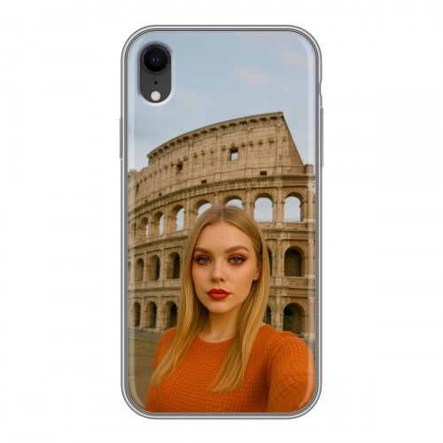 Дизайнерский силиконовый чехол для Iphone Xr чехол с фото