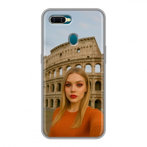 Дизайнерский силиконовый чехол для OPPO AX7 чехол с фото