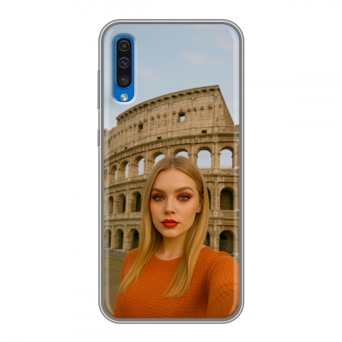 Дизайнерский силиконовый чехол для Samsung Galaxy A50 чехол с фото