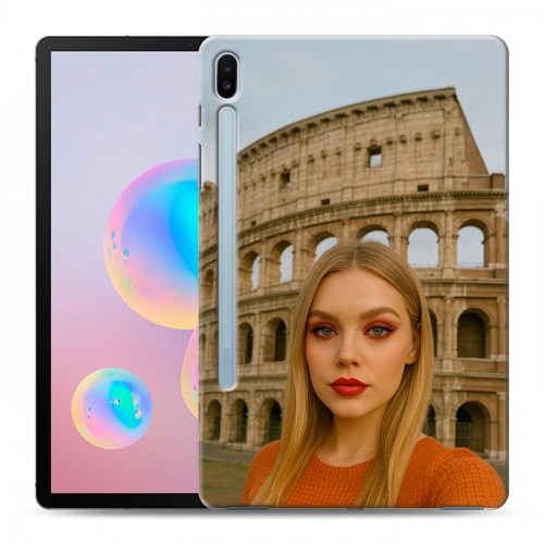 Дизайнерский силиконовый чехол для Samsung Galaxy Tab S6 чехол с фото