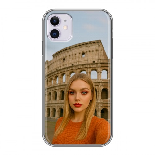 Дизайнерский силиконовый чехол для Iphone 11 чехол с фото