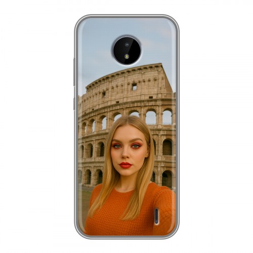 Дизайнерский силиконовый чехол для Nokia C20 чехол с фото