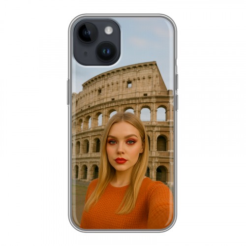 Дизайнерский силиконовый чехол для Iphone 14 чехол с фото