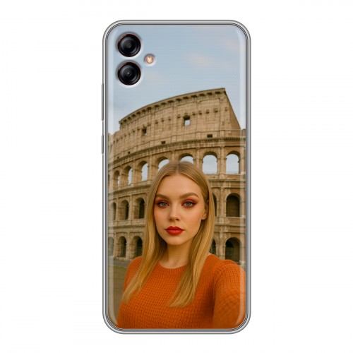 Дизайнерский силиконовый с усиленными углами чехол для Samsung Galaxy A04e чехол с фото