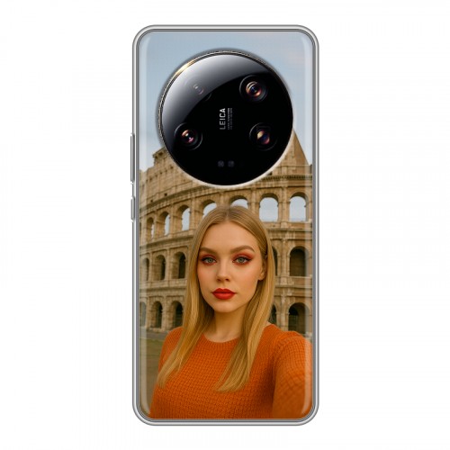 Дизайнерский силиконовый чехол для Xiaomi 13 Ultra чехол с фото