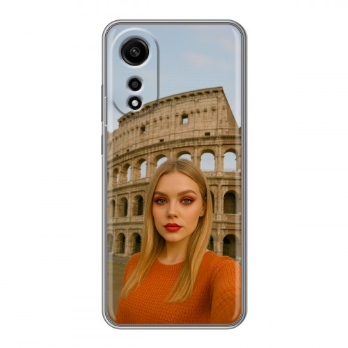 Дизайнерский силиконовый чехол для OPPO A78 4G чехол с фото