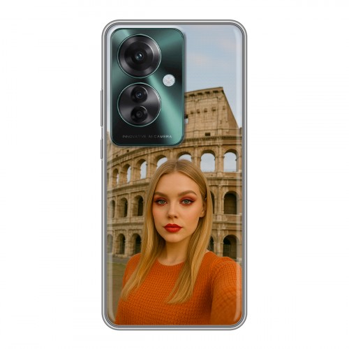 Дизайнерский силиконовый чехол для Oppo Reno 11F чехол с фото