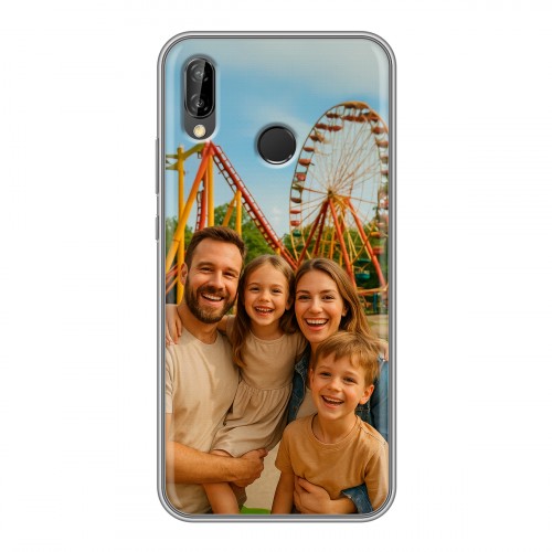 Дизайнерский силиконовый чехол для Huawei P20 Lite чехол с фото