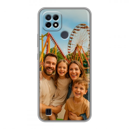 Дизайнерский силиконовый чехол для Realme C21 чехол с фото