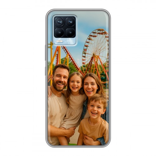 Дизайнерский силиконовый чехол для Realme 8 чехол с фото