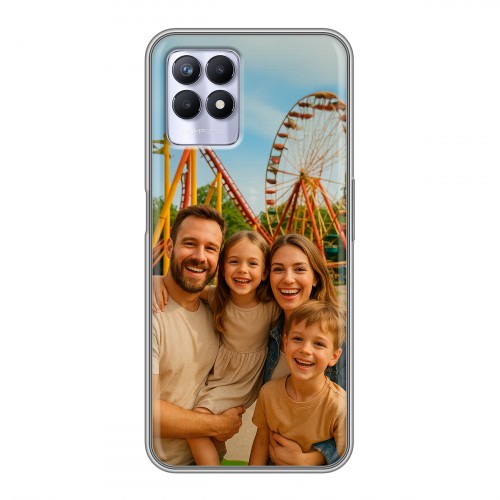 Дизайнерский силиконовый чехол для Realme 8i чехол с фото