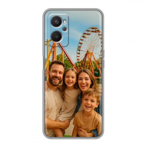 Дизайнерский силиконовый с усиленными углами чехол для OPPO A96 чехол с фото
