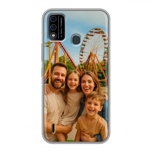 Дизайнерский силиконовый чехол для Itel A48 чехол с фото