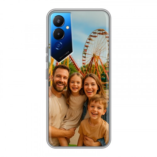 Дизайнерский силиконовый чехол для Tecno Pova 4 чехол с фото