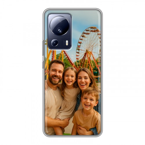 Дизайнерский силиконовый с усиленными углами чехол для Xiaomi 13 Lite чехол с фото