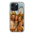 Дизайнерский силиконовый чехол для Iphone 15 Pro чехол с фото