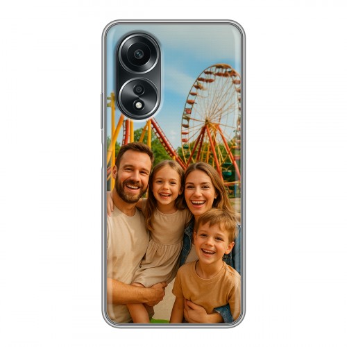 Дизайнерский силиконовый чехол для OPPO A58 4G чехол с фото