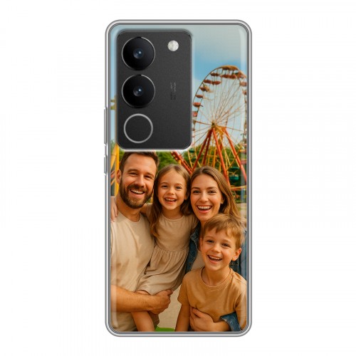 Дизайнерский силиконовый с усиленными углами чехол для Vivo V29 чехол с фото