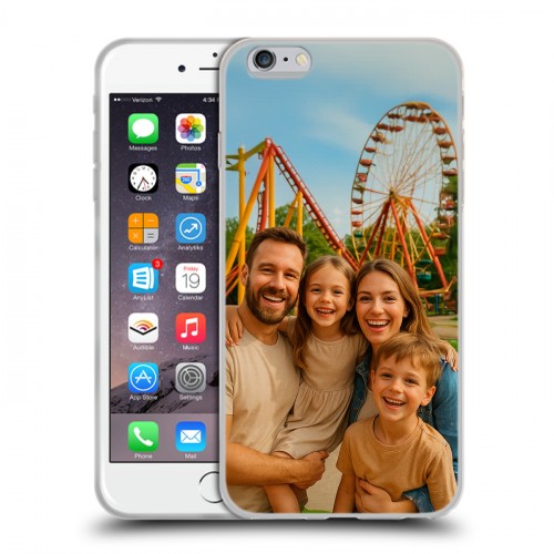 Дизайнерский силиконовый чехол для Iphone 6 Plus/6s Plus чехол с фото