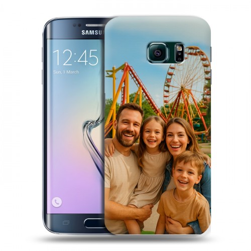Дизайнерский силиконовый чехол для Samsung Galaxy S6 Edge чехол с фото