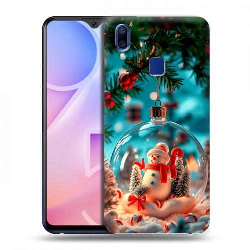 Дизайнерский пластиковый чехол для Vivo Y95 Новый год