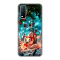 Дизайнерский силиконовый чехол для Vivo Y20 Новый год