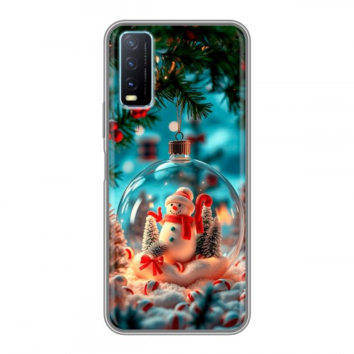 Дизайнерский силиконовый чехол для Vivo Y20 Новый год