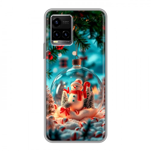 Дизайнерский силиконовый чехол для Vivo Y33s Новый год