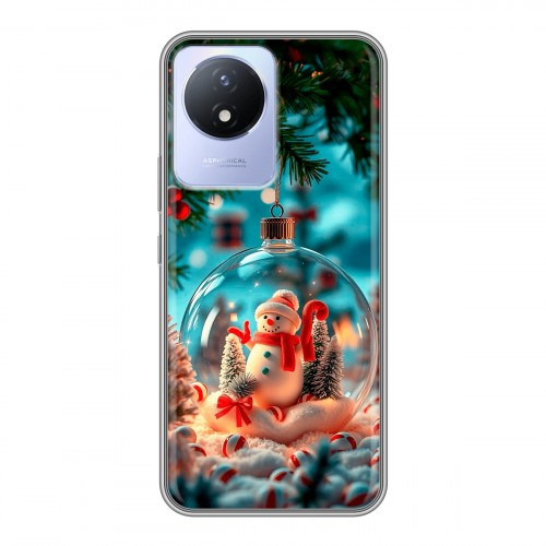 Дизайнерский силиконовый чехол для Vivo Y11 (2023) Новый год