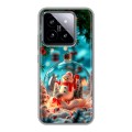 Дизайнерский силиконовый чехол для Xiaomi 14 Новый год