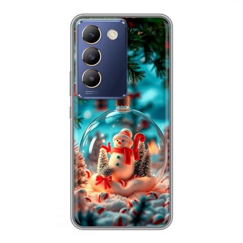 Дизайнерский силиконовый чехол для Vivo V30 Lite Новый год