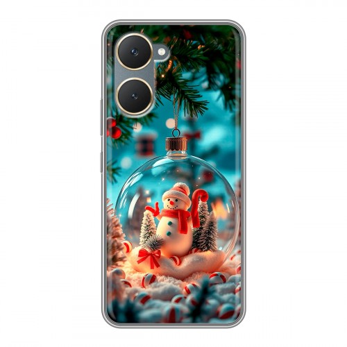 Дизайнерский силиконовый чехол для Vivo Y03 Новый год